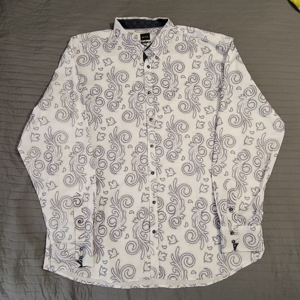 JB Holt Athletic Fit Long Sleeve Button Down 3XL